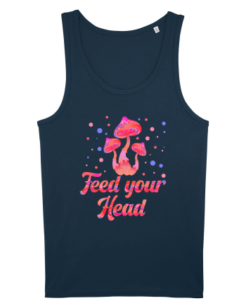 Feed Your Head Space Shroom Mushroom Navy