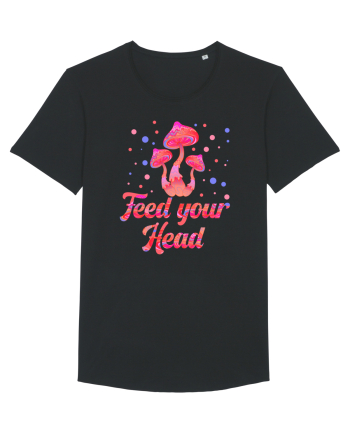 Feed Your Head Space Shroom Mushroom Black