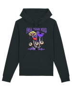 Free Your Mind Trippy Psychedelic Mushroom Hanorac Unisex Drummer