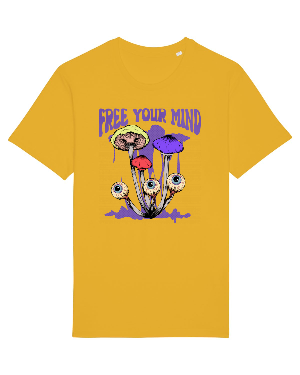 Tricou mânecă scurtă Unisex Rocker Spectra Yellow