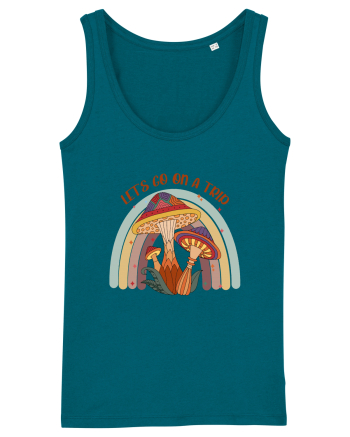 Let's Go On A Trip Hippy Mushroom Ocean Depth