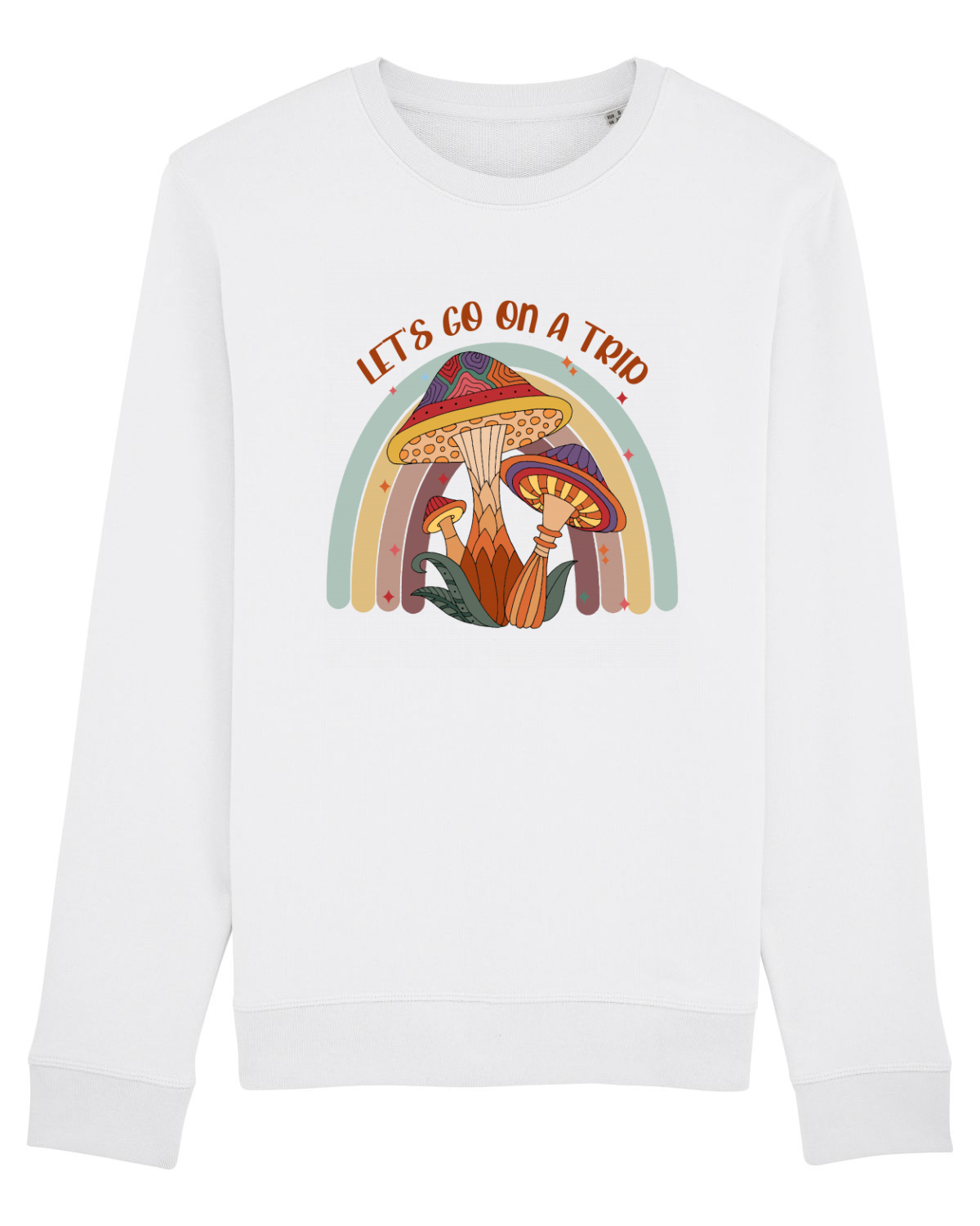 Bluză mânecă lungă Unisex Rise White