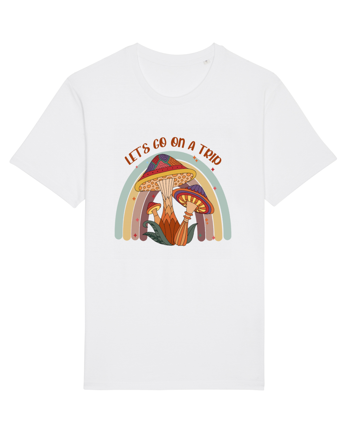 Tricou mânecă scurtă Unisex Rocker White