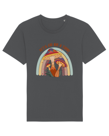Let's Go On A Trip Hippy Mushroom Anthracite