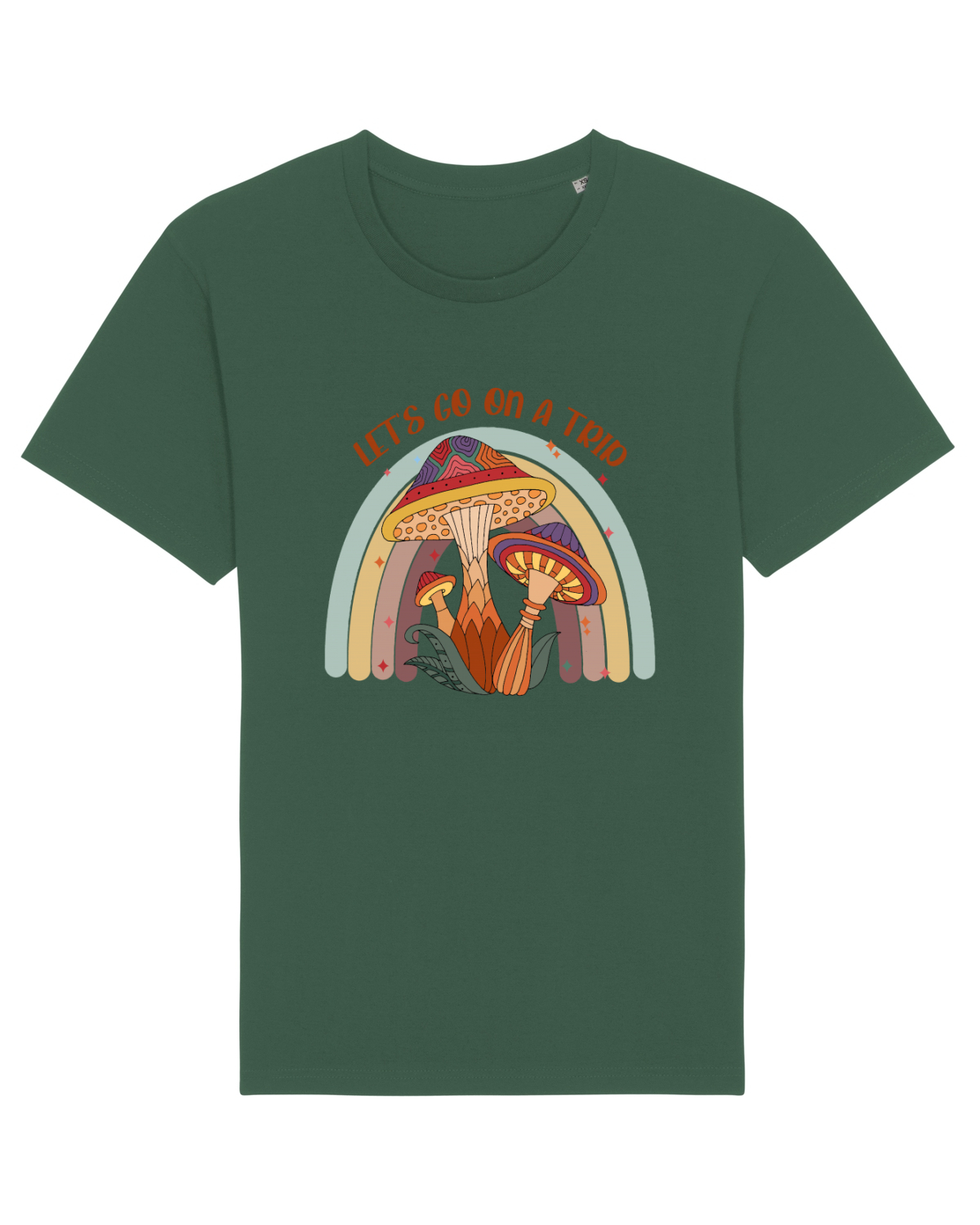 Tricou mânecă scurtă Unisex Rocker Bottle Green