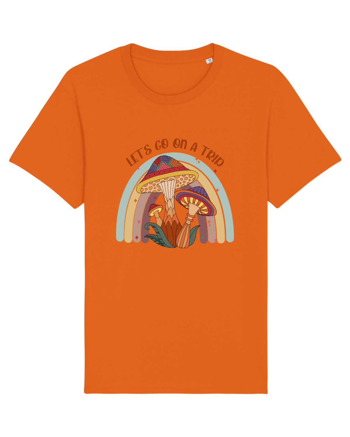 Tricou mânecă scurtă Unisex Rocker Bright Orange