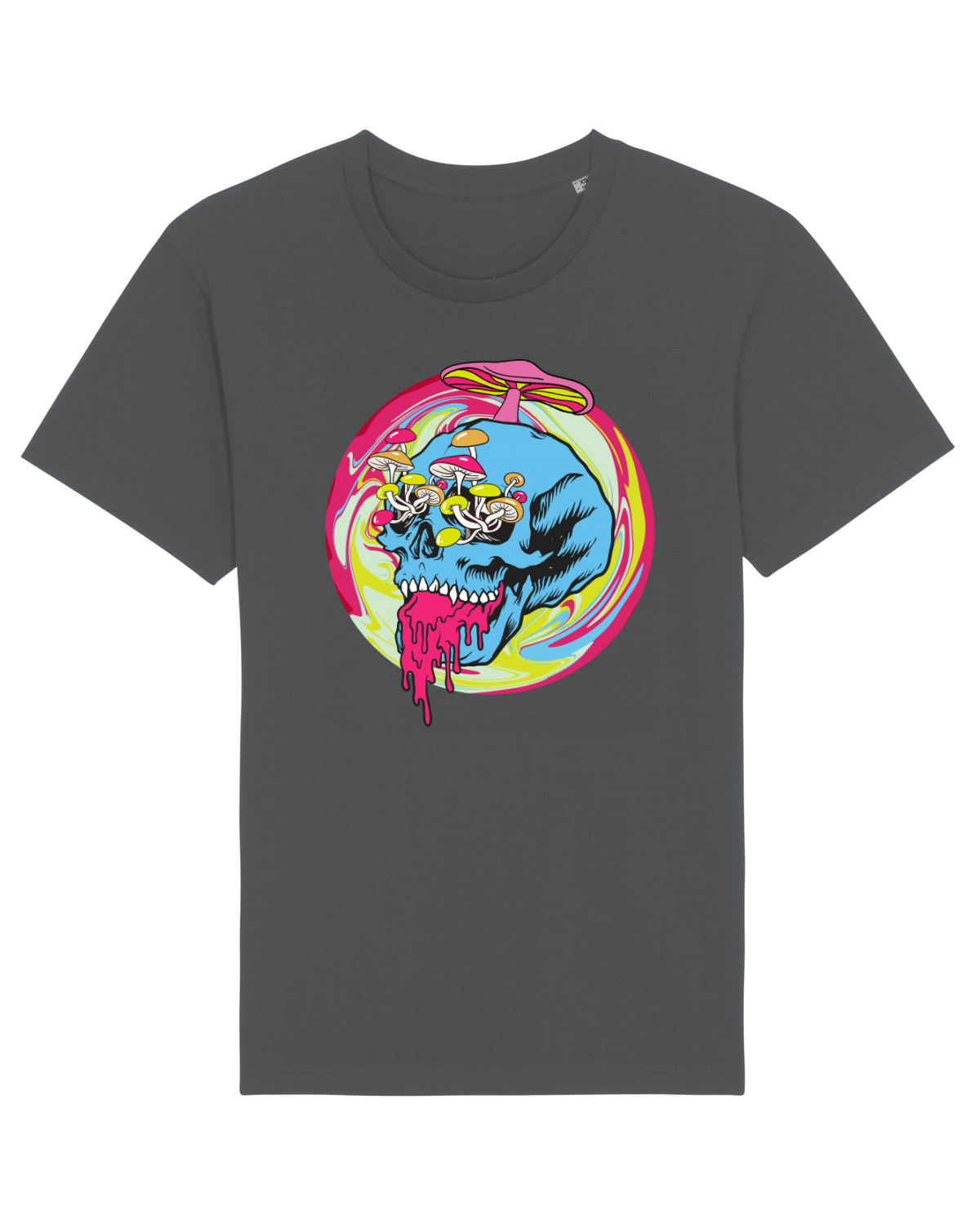 Tricou mânecă scurtă Unisex Rocker Anthracite