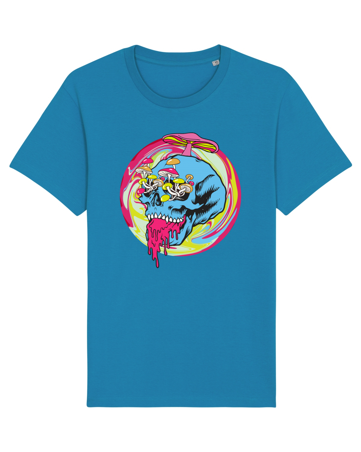Tricou mânecă scurtă Unisex Rocker Azur