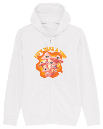 Let's Take A Trip Magic Mushroom White