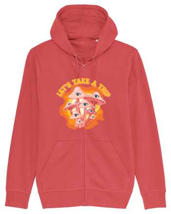 Let's Take A Trip Magic Mushroom Carmine Red