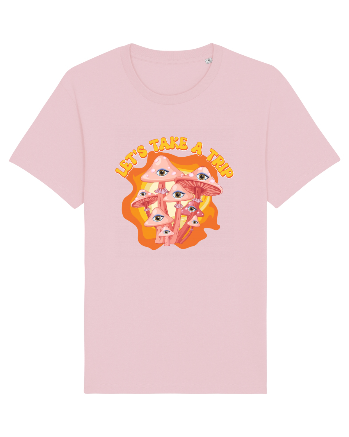 Tricou mânecă scurtă Unisex Rocker Cotton Pink