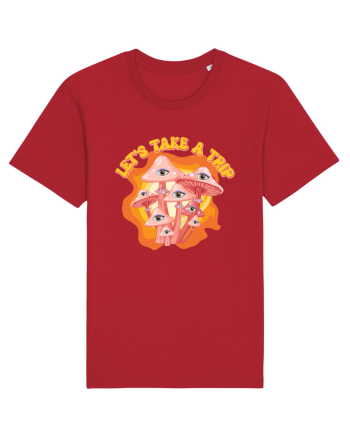 Let's Take A Trip Magic Mushroom Red