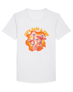 Let's Take A Trip Magic Mushroom Tricou mânecă scurtă guler larg Bărbat Skater