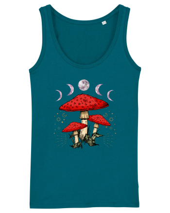 Moon Phase Psychedelic Mushroom Ocean Depth
