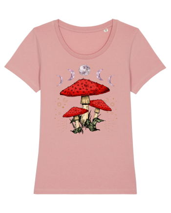 Moon Phase Psychedelic Mushroom Canyon Pink