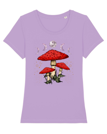 Moon Phase Psychedelic Mushroom Lavender Dawn