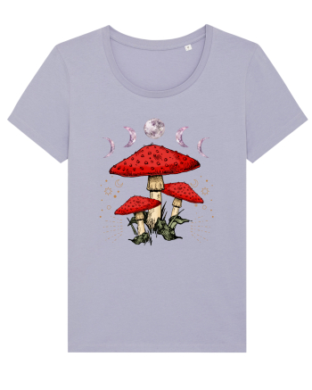 Moon Phase Psychedelic Mushroom Lavender