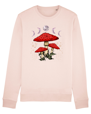 Moon Phase Psychedelic Mushroom Candy Pink