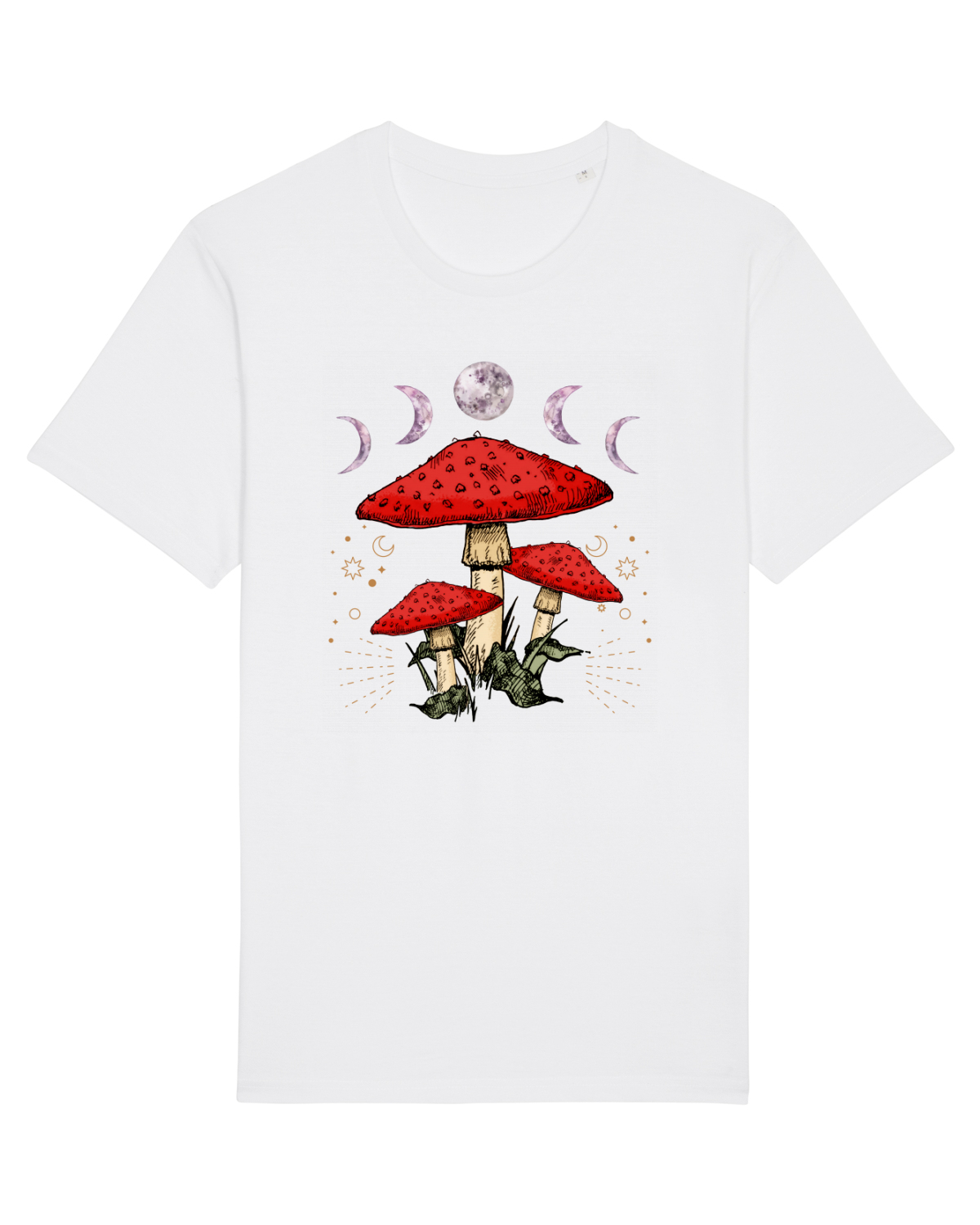 Tricou mânecă scurtă Unisex Rocker White
