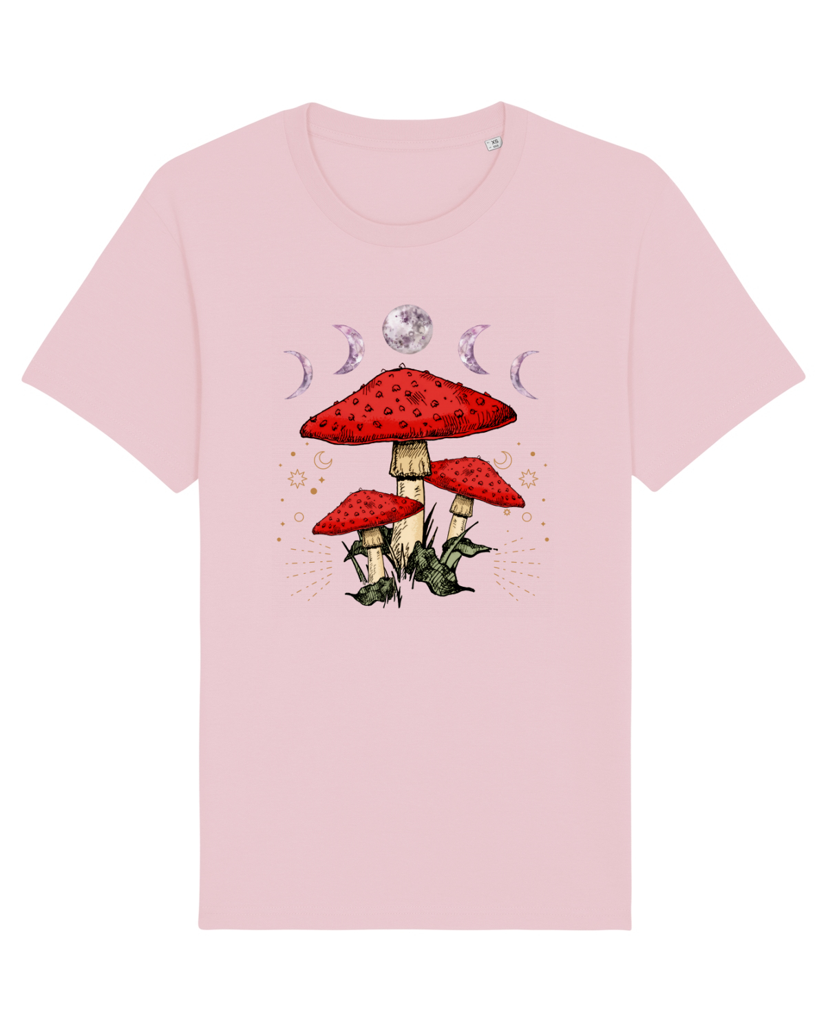 Tricou mânecă scurtă Unisex Rocker Cotton Pink