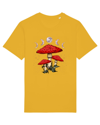 Moon Phase Psychedelic Mushroom Spectra Yellow