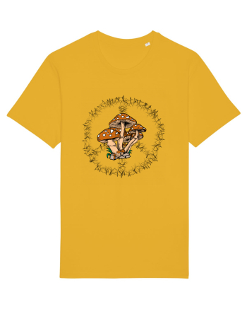Mushroom Hippie Sign Spectra Yellow