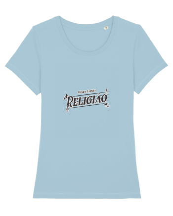 Music is Religion Sky Blue