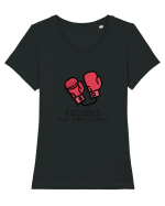 NO EXCUSES Tricou mânecă scurtă guler larg fitted Damă Expresser