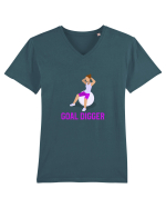 GOAL DIGGER Tricou mânecă scurtă guler V Bărbat Presenter