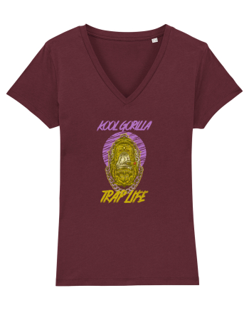 Kool Gorilla Trap Life Burgundy