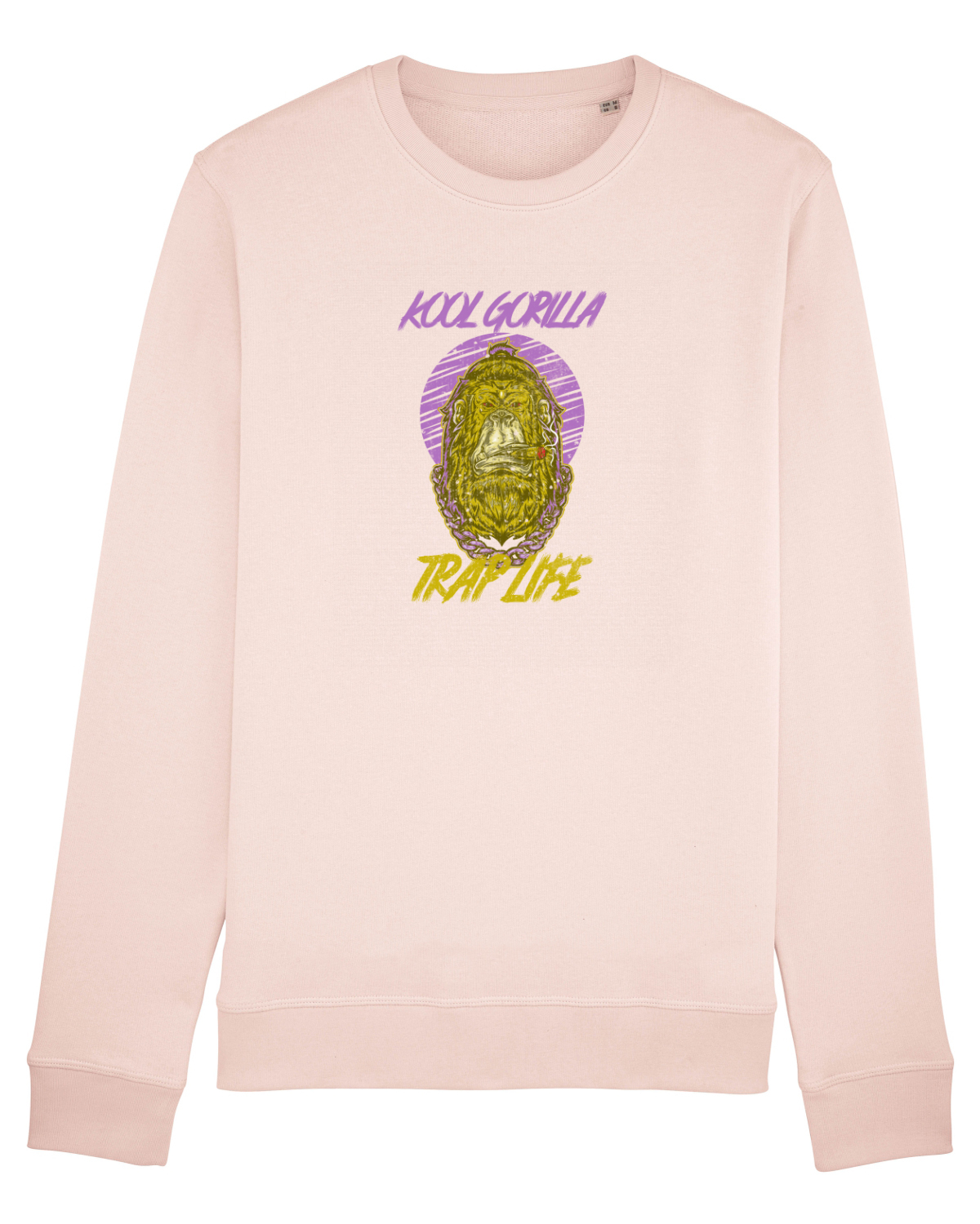 Bluză mânecă lungă Unisex Rise Candy Pink