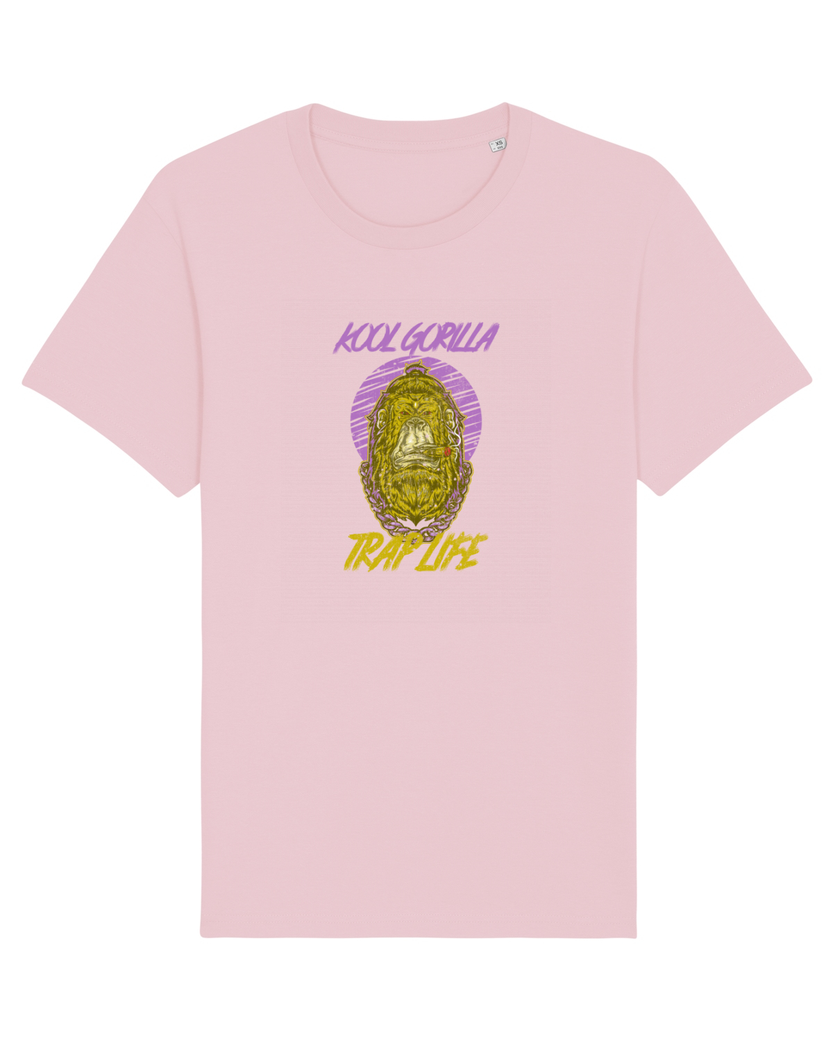 Tricou mânecă scurtă Unisex Rocker Cotton Pink
