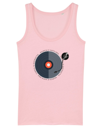 Muzica e viata mea Cotton Pink