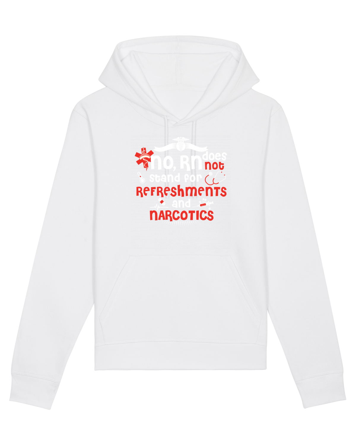 Hanorac Unisex Drummer White