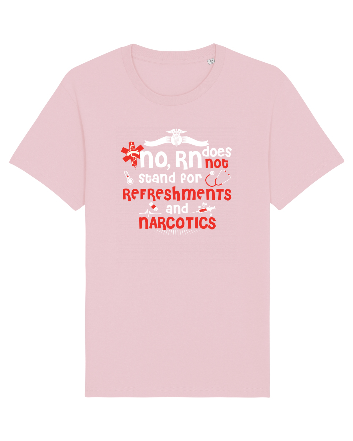 Tricou mânecă scurtă Unisex Rocker Cotton Pink