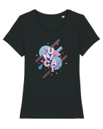 Unicat - v2 Tricou mânecă scurtă guler larg fitted Damă Expresser