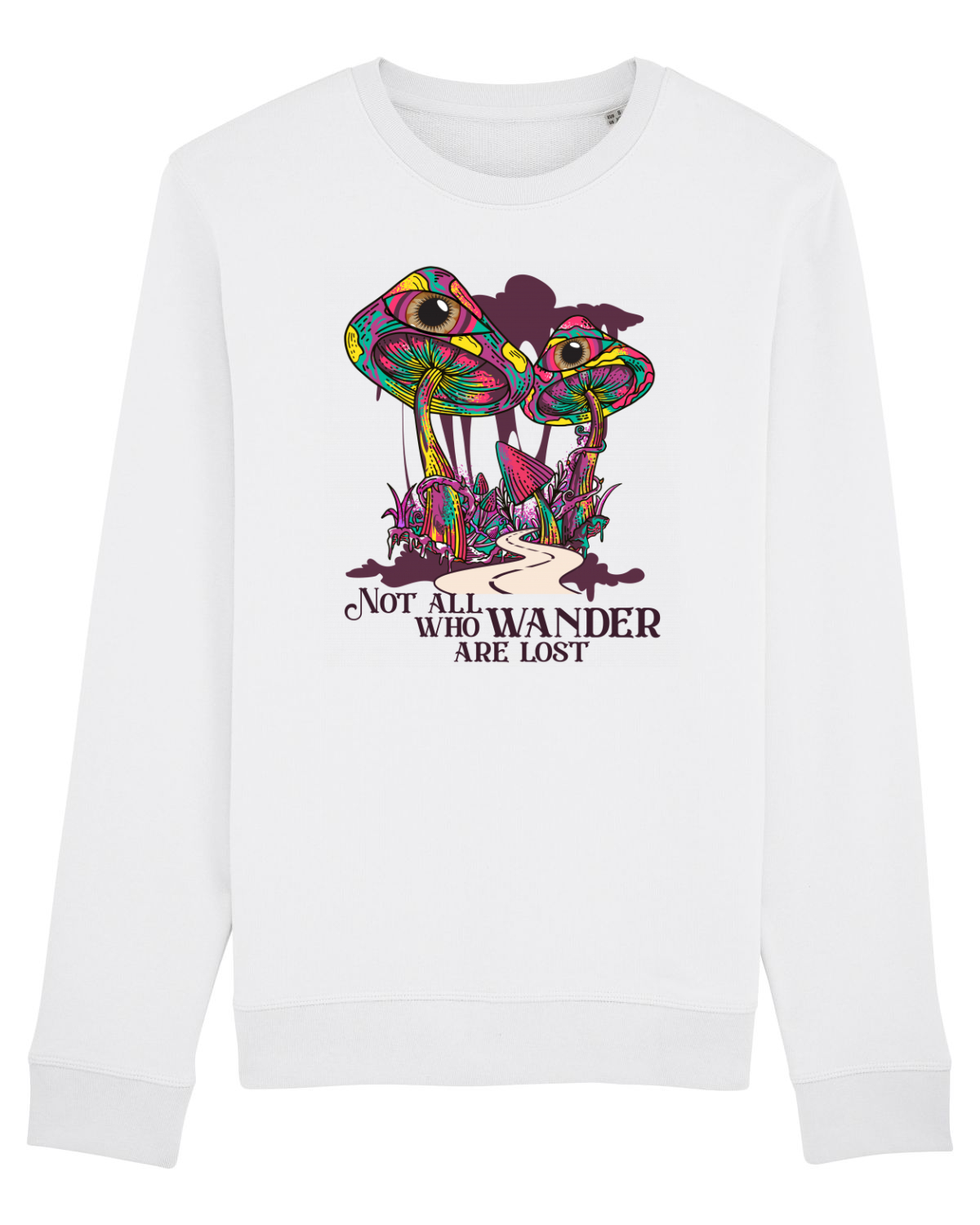 Bluză mânecă lungă Unisex Rise White