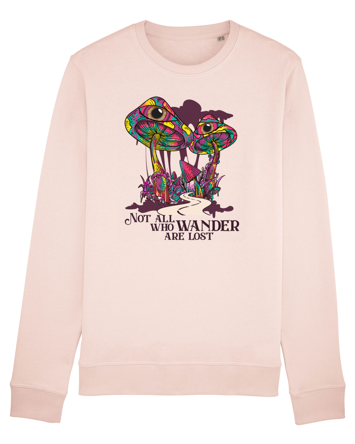 Bluză mânecă lungă Unisex Rise Candy Pink