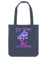 Stay Trippy Little Hippie Retro Psychedelic Sacoșă textilă