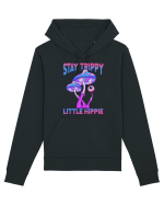 Stay Trippy Little Hippie Retro Psychedelic Hanorac Unisex Drummer
