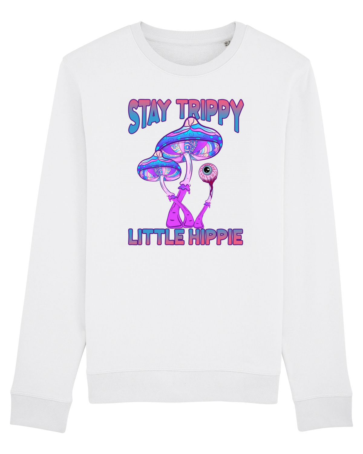 Bluză mânecă lungă Unisex Rise White