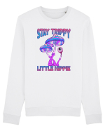 Stay Trippy Little Hippie Retro Psychedelic Bluză mânecă lungă Unisex Rise