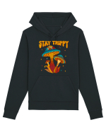 Stay Trippy Hippie Mushroom Retro Hanorac Unisex Drummer