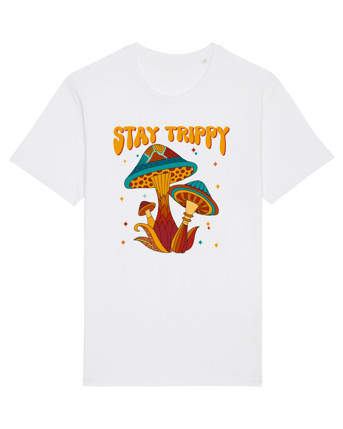Tricou mânecă scurtă Unisex Rocker White