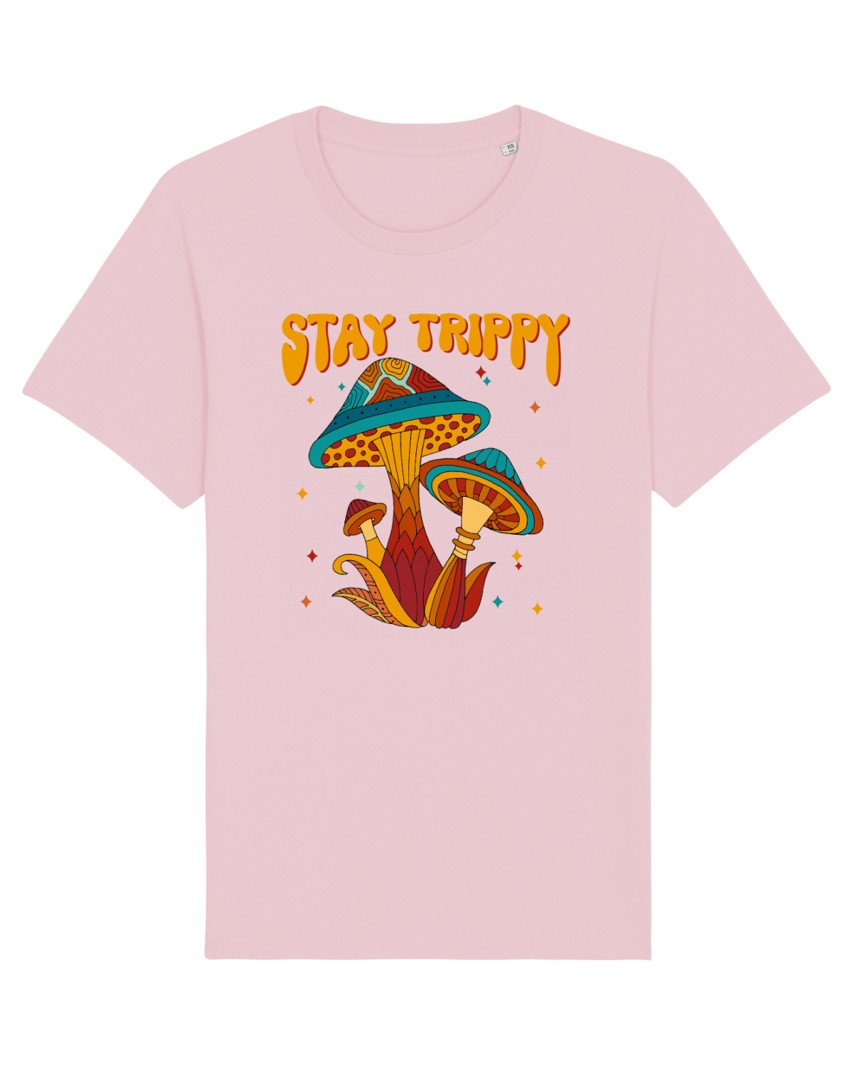 Tricou mânecă scurtă Unisex Rocker Cotton Pink