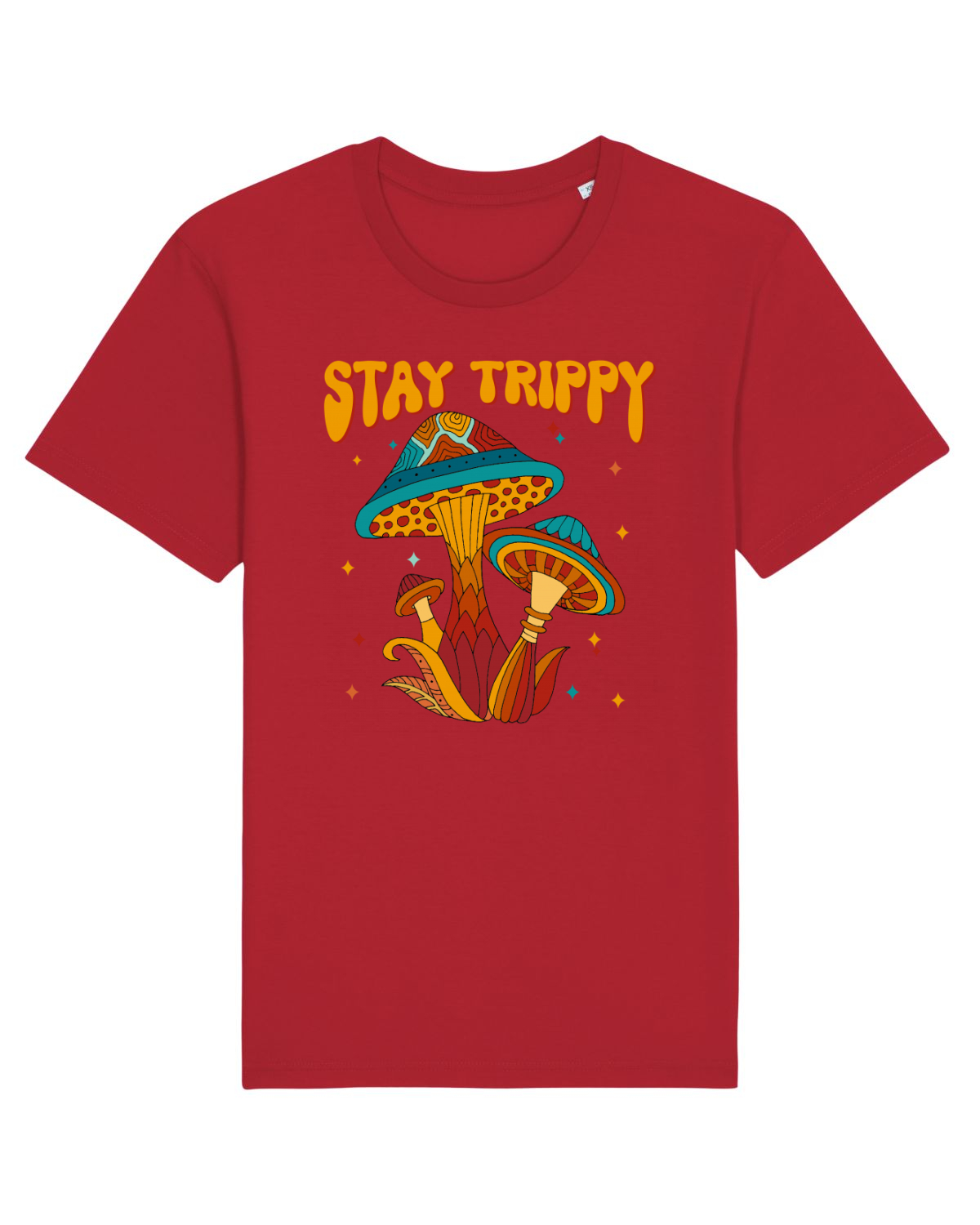 Tricou mânecă scurtă Unisex Rocker Red