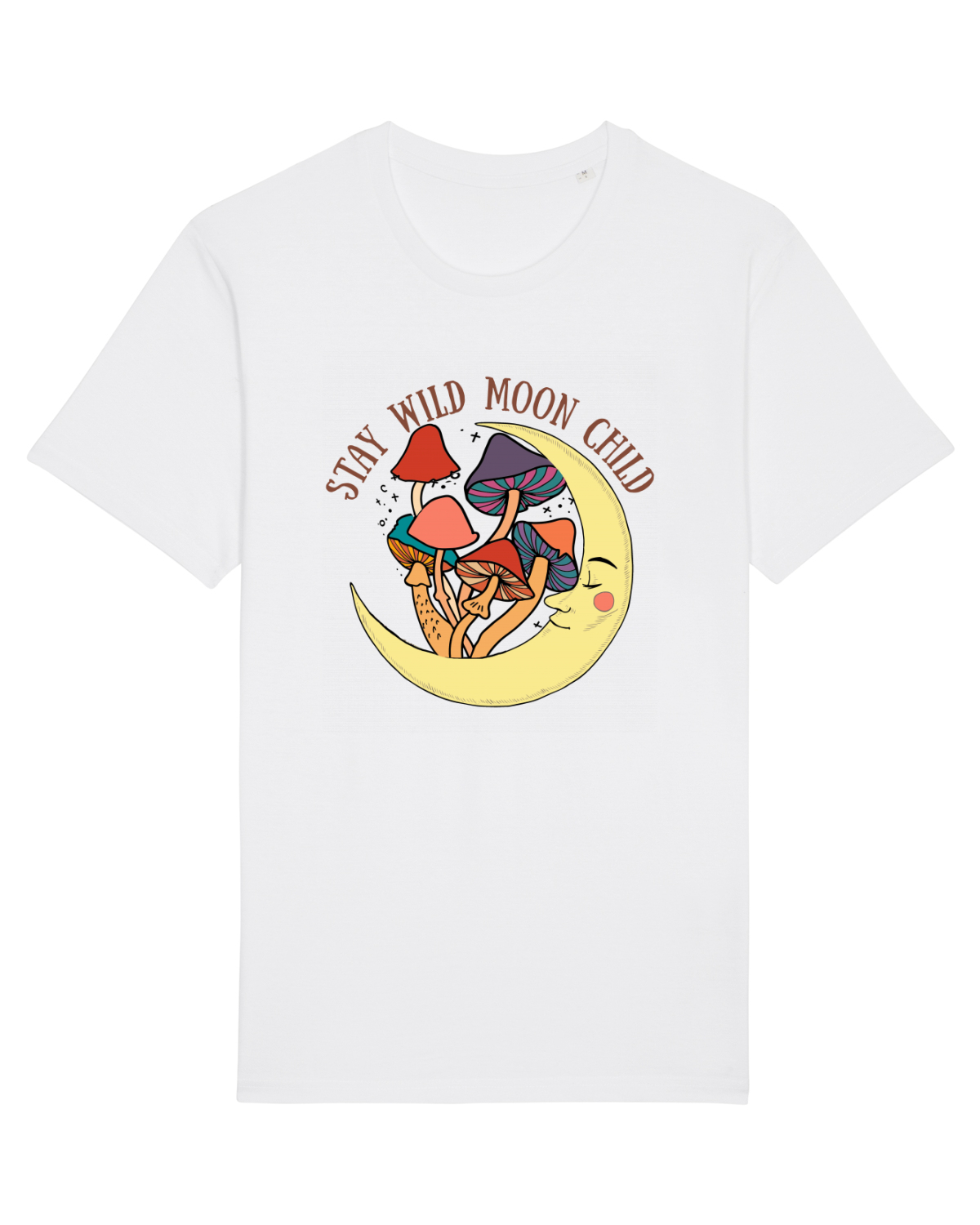 Tricou mânecă scurtă Unisex Rocker White
