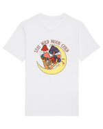 Stay Wild Moon Child Mushroom Moon Tricou mânecă scurtă Unisex Rocker