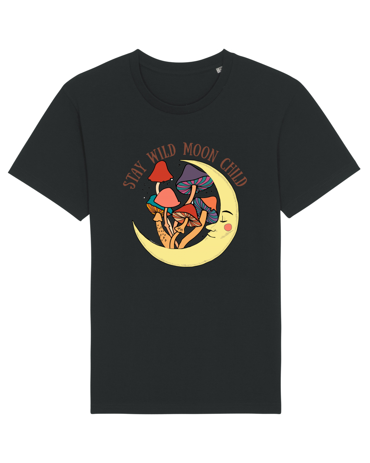 Tricou mânecă scurtă Unisex Rocker Black
