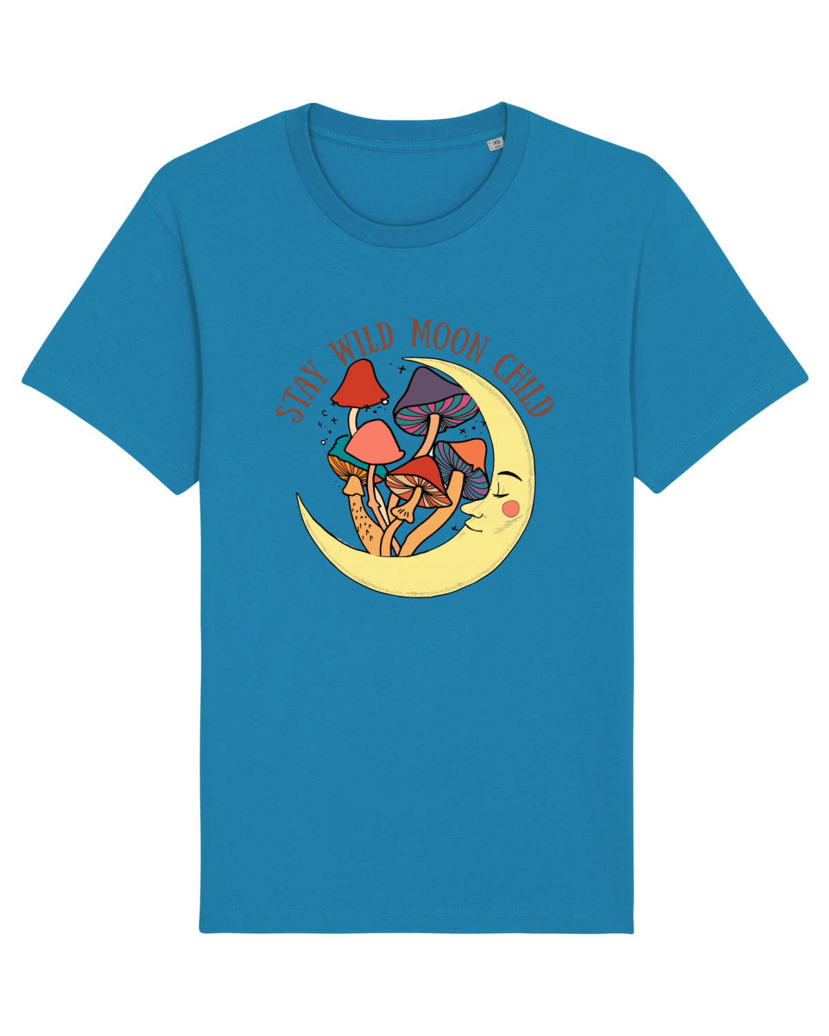 Tricou mânecă scurtă Unisex Rocker Azur